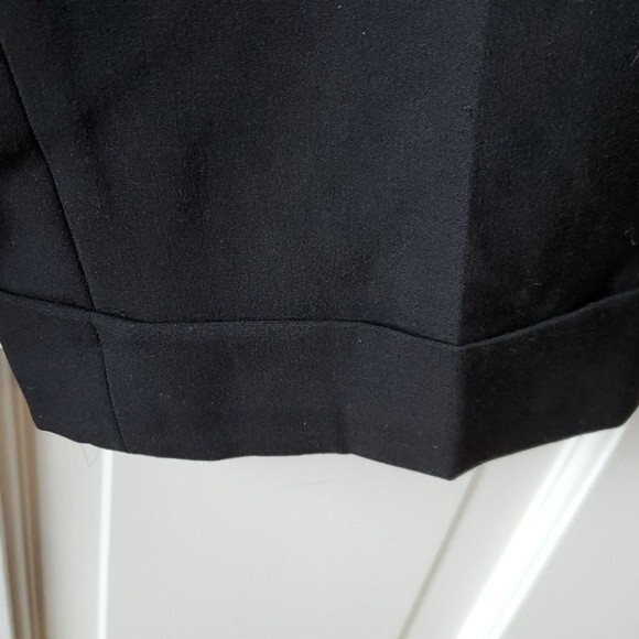 NWT DALIA BLACK CROPPED TROUSER PANTS HIGH RISE WAIST SIZE 4 CAPRI - Picture 8 of 8